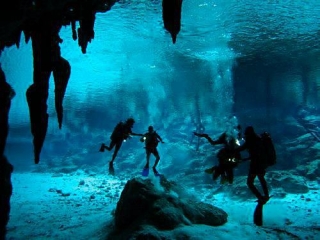 Mergulho em cenotes 